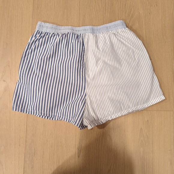 Striped Blue and White Shorts - Picture 4 of 8